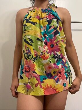 S26 Trina Turk Floral Top